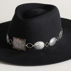 1930s Stamped Concho Hatband