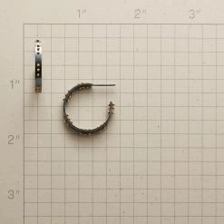 Ellipsis Hoop Earrings