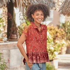 Lorena Mixed Top -Sundance Fashion Shop 0df8e63a 9171 485e ba67 59ec94c7bac1