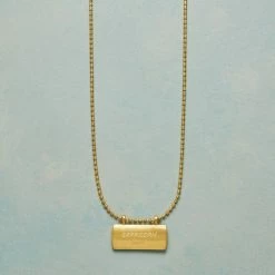 Gold Plate Astrological Pendant Necklace