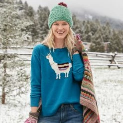 Laid Back Llama Sweater, Petite -Sundance Fashion Shop 25249554 25d6 4c3d b0dc d1a9fc966b9e