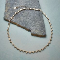 14kt Yellow Chain Of Hearts Necklace -Sundance Fashion Shop 33c11a75 2293 45b6 a8ca 9e7c078b4f04