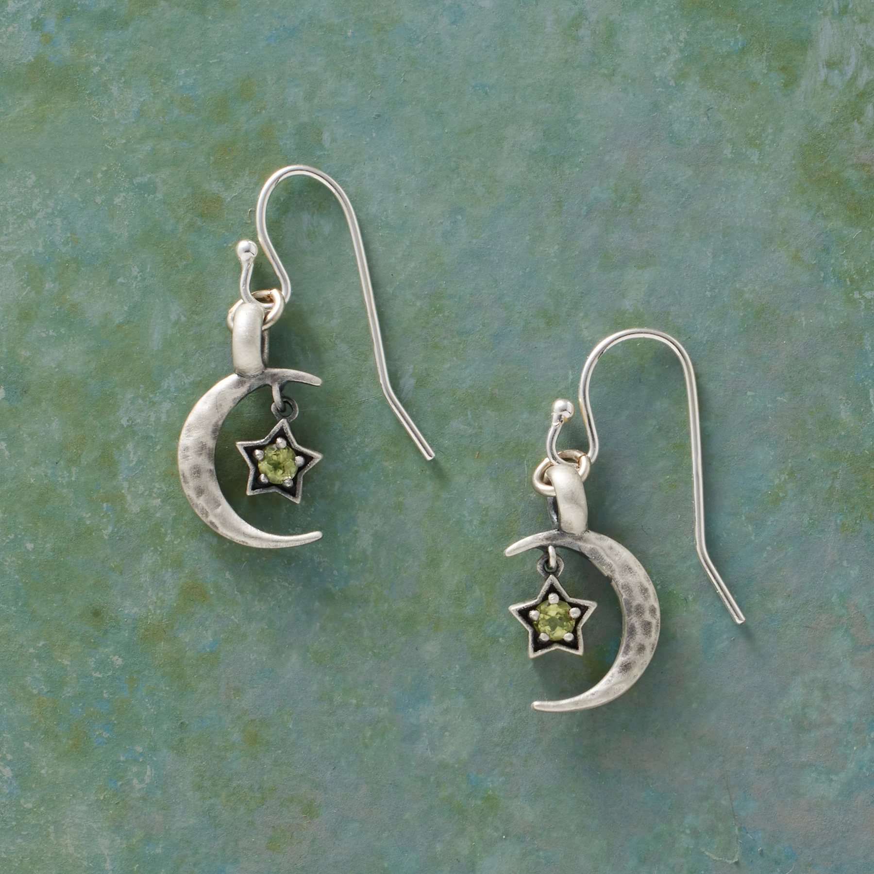 Silver Moon’s Embrace Birthstone Earrings 3 Silver Moon’s Embrace Birthstone Earrings