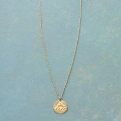 Bas Relief Zodiac Necklace