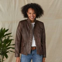 Angela Leather Jacket, Petites 12 Angela Leather Jacket, Petites -Sundance Fashion Shop 58e37c53 7b89 4d0e bfa8 10cb63be2383