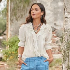 Beatrice Ruffle Top - Petites -Sundance Fashion Shop 6e739971 d54f 4a8e b35a 9d7bbda23636