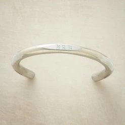Engraved Pewter Cuff