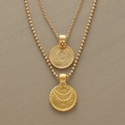 Gold Vermeil Luna/sol Necklace
