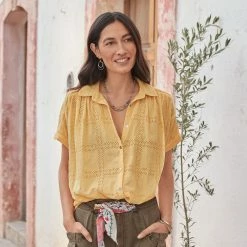 Tensift Eyelet Shirt -Sundance Fashion Shop 8d8521bd 4fb1 47c6 929c b638990411dc