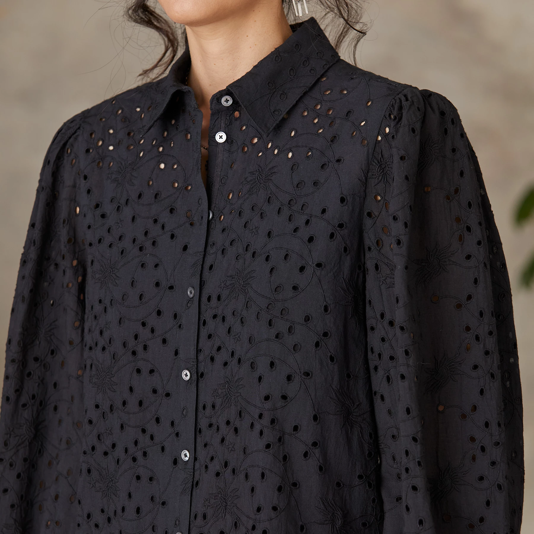 Celestine Eyelet Shirt, Petite 8 Celestine Eyelet Shirt, Petite - Image 6