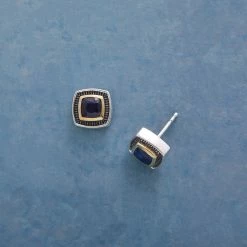 Sapphire On The Square Earrings