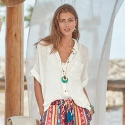 Peaceful Isle Shirt - Petites