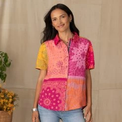 Mixed Tales Shirt, Petite -Sundance Fashion Shop cb2437ab c9cc 4d94 a156 bd8ce96b9a64