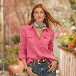 Willow Linen Shirt -Sundance Fashion Shop cfe31ad2 d147 4452 8cff 29531db0af05