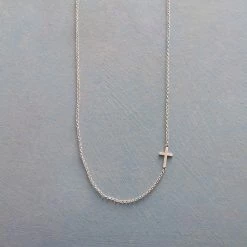Sterling Silver Cross Across Necklace -Sundance Fashion Shop e410f5bf 9af9 491f 9af7 2fb68892dbf7