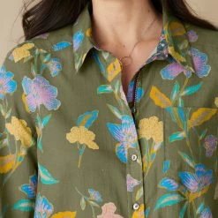 Floral Voyage Shirt, Petite -Sundance Fashion Shop fe5b2135 52a4 484b afda b5152d9e8ce8